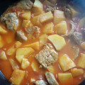 El cooksnap de Cecilia cuando hizo Estofado de cerdo a la sidra.