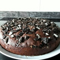 El cooksnap de Ladis Fernandez cuando hizo Brownie de chocolate y galletas oreo.