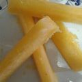 El cooksnap de Cintia Lorena cuando hizo Helado a pura naranja.
