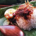 Cooksnap Julia ALeen Aireish semasa beliau membuat Nasi Lemak.