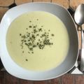 El cooksnap de Félix Cortés Schöler cuando hizo Crema de poro y papa.