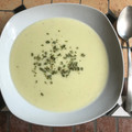 El cooksnap de Félix Cortés Schöler cuando hizo Crema de poro y papa.