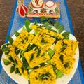 Sadhana Mohindra's cooksnap of when they made Patodi marathi dish (Besan vada).