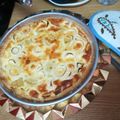 El cooksnap de Elvira cuando hizo Pastel de puerro, parmesano y pasas.