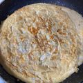 El cooksnap de Laura Ligero Baldomero cuando hizo Tortilla de calabacín con queso de cabra.