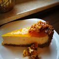 Vivien Pécsi Cooksnap-ja, amikor elkészítette a(z) Mézes-diós sajttorta, narancs zselével receptet.