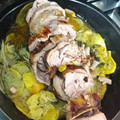 El cooksnap de Mary Karla cuando hizo Solomillo de cerdo al horno con patatas.