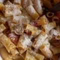 El cooksnap de belengiorello cuando hizo Macarrones con cherrys y calabacín.