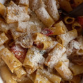 El cooksnap de belengiorello cuando hizo Macarrones con cherrys y calabacín.
