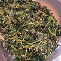 Cooksnap dari Michael Indra untuk resep Bayam bumbu wijen ala Jepang (Horenso Gomaae)