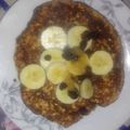 El cooksnap de Romina Felizia cuando hizo Panqueque de avena.