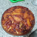 El cooksnap de Florencia Lange cuando hizo Torta invertida de manzanas con caramelo 🍎🍏.