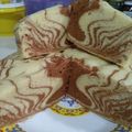 Cooksnap dari Whintaa untuk resep Bolu Zebra Kukus