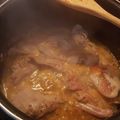 El cooksnap de Aurora Filósofo cuando hizo Conejo guisado con champiñones.
