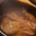 El cooksnap de Aurora Filósofo cuando hizo Conejo guisado con champiñones.