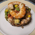 El cooksnap de noor cuando hizo Ensalada de quinoa piña y langostinos.