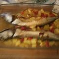 El cooksnap de Ñamñam cuando hizo Caballa asada con pimientos y patatas.