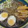 El cooksnap de ainjo cuando hizo Ramen de miso, pollo crujiente y shiitake.