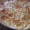 El cooksnap de Laura Amarilla cuando hizo Mil hojas de papas gratinadas.
