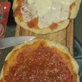 El cooksnap de Virginia Barnada cuando hizo Pizza a la sartén.