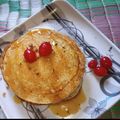 Moubani Das Biswas's cooksnap of when they made এগলেস ফ্রুট প্যান কেক (eggless fruit pancake recipe in Bengali).