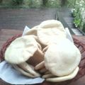 El cooksnap de Liliana Olivares cuando hizo Pan árabe.