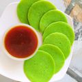 Cooksnap dari dina istiana untuk resep Surabi Pandan Teflon Kinca Karamel