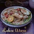 Cooksnap Aznie Khasri semasa beliau membuat Laksa Utara.