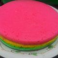 Cooksnap dari Mama Eva Mary untuk resep Rainbow cake ny.liem
