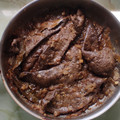 El cooksnap de Reyes Salgueiro cuando hizo Asadura de cordero encebollada.