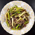 阿文 的 蘆筍炒牛肉絲(簡單料理) cooksnap