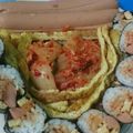 Cooksnap của Thư Phạm khi họ làm theo món Kimpap (cơm cuộn rong biển)