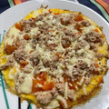 El cooksnap de Débora Cantero Martínez cuando hizo Tortilla abierta de atún y tomate.