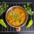 Bhavnaben Adhiya 's cooksnap of when they made Dhokli Nu Shake.