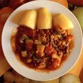 El cooksnap de Andrea Alvarez 💛 cuando hizo Guiso de carne molida, puerro, zapallito y tomate.