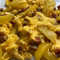 El cooksnap de Andrés cuando hizo Patatas con huevos y bacon.