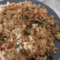 El cooksnap de Victoria Gale cuando hizo Arroz integral tres delicias.