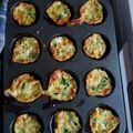 El cooksnap de Nazarena Roth cuando hizo Muffins de huevo y zapallitos.