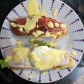 El cooksnap de Ara de la Fuente cuando hizo Huevos benedict sencillos.