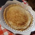 El cooksnap de Caro González Schell cuando hizo Panqueques con manjar.