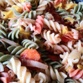 El cooksnap de Carmeta cuando hizo Spaguetis con bacon y atún.
