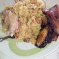 El cooksnap de Ysvi Romero cuando hizo Arroz con chorizo, pollo y molida.