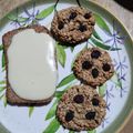 El cooksnap de flor berral cuando hizo Galletitas fit de Banana y Avena.