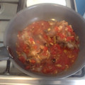 El cooksnap de Jean-Christian Lara cuando hizo Pies de cerdo en salsa a la catalana.