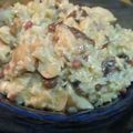 El cooksnap de Mar Sevillano cuando hizo Risotto de jamón y boletus.