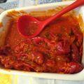 El cooksnap de Carreras Heredia cuando hizo Cangrejos de río con tomate.