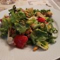 El cooksnap de El Jorge cuando hizo Ensalada césar con nuggets de pollo.