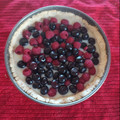 El cooksnap de Francesca cuando hizo Kuchen arándano frambuesa.