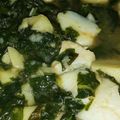 El cooksnap de Meritxell Lorenzo cuando hizo Patatas con bacalao y espinacas.