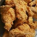 Cooksnap Dapur Yusfarisyia semasa beliau membuat Ayam Goreng Crispy.